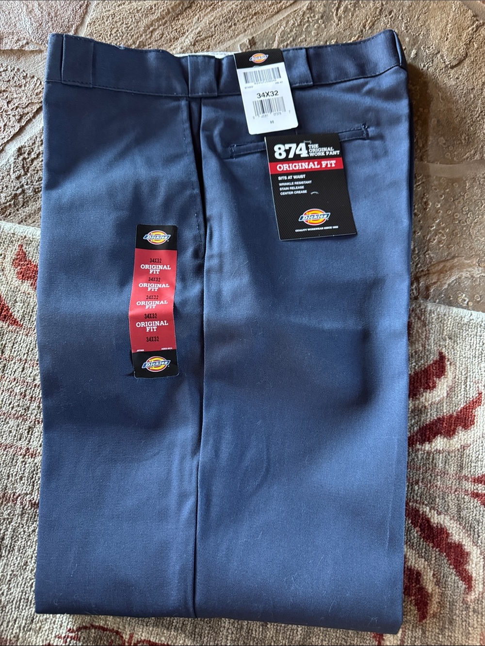 Dickies Navy Straight Leg Work Pants